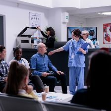 Clínica con localizadores